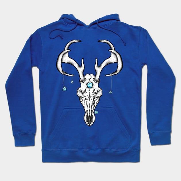 Deer x Moonstone Hoodie by ColorMix Studios